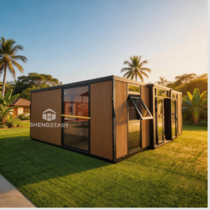 20ft expandable container — modular home with higher inner ceiling 2.4m