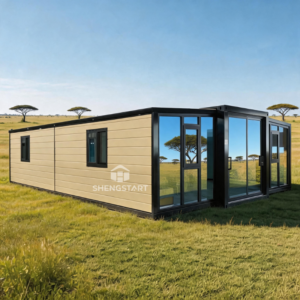 30ft expandable container house— two bedrooms modular home