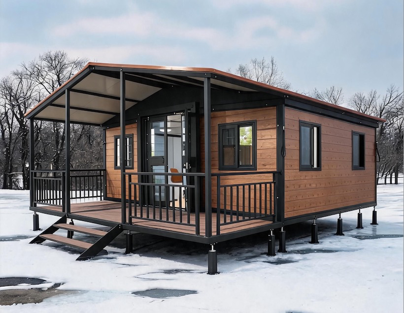 How To Insulate A Container House For Cold Winter & Hot Summer | Full 2026 Guide Expansion box room for winter scenes